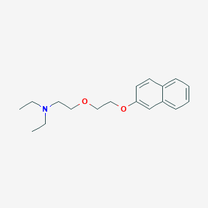 molecular formula C18H25NO2 B5061319 N,N-diethyl-2-[2-(2-naphthyloxy)ethoxy]ethanamine 