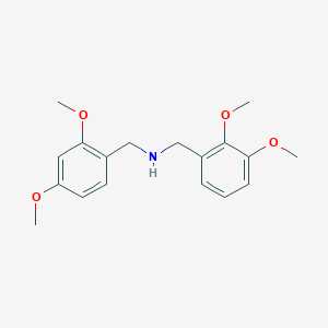 molecular formula C18H23NO4 B5061334 (2,3-dimethoxybenzyl)(2,4-dimethoxybenzyl)amine 