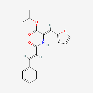 isopropyl 2-(cinnamoylamino)-3-(2-furyl)acrylate