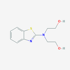 molecular formula C11H14N2O2S B506148 2,2'-[(2-Benzothiazolyl)imino]bisethanol 