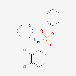 molecular formula C18H14Cl2NO3P B5061560 diphenyl (2,3-dichlorophenyl)amidophosphate 