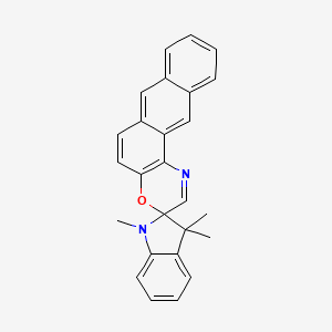 molecular formula C26H22N2O B5061600 1',3',3'-trimethyl-1',3'-dihydrospiro[anthra[2,1-b][1,4]oxazine-3,2'-indole] 