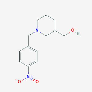 molecular formula C13H18N2O3 B506161 (1-{4-Nitrobenzyl}-3-piperidinyl)methanol 