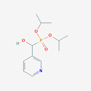molecular formula C12H20NO4P B5061636 diisopropyl [hydroxy(3-pyridinyl)methyl]phosphonate 