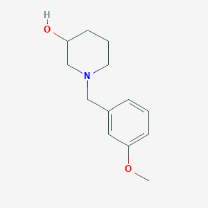 molecular formula C13H19NO2 B5061641 1-(3-methoxybenzyl)-3-piperidinol 