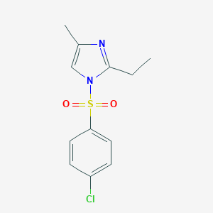 molecular formula C12H13ClN2O2S B506166 1-(4-Chlorophenyl)sulfonyl-2-ethyl-4-methylimidazole CAS No. 313403-05-3