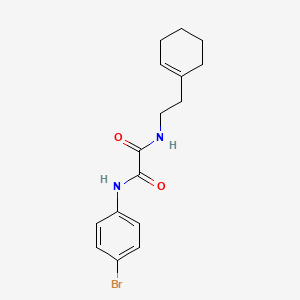 molecular formula C16H19BrN2O2 B5061674 N-(4-bromophenyl)-N'-[2-(1-cyclohexen-1-yl)ethyl]ethanediamide 