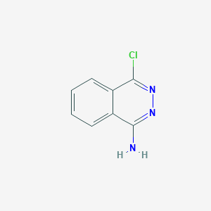 molecular formula C8H6ClN3 B050617 4-Chlorophthalazin-1-amine CAS No. 13580-86-4