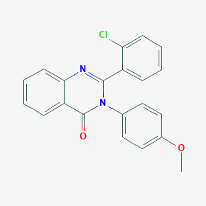 2-(2-chlorophenyl)-3-(4-methoxyphenyl)quinazolin-4(3H)-one