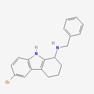 molecular formula C19H19BrN2 B5061766 N-benzyl-6-bromo-2,3,4,9-tetrahydro-1H-carbazol-1-amine 