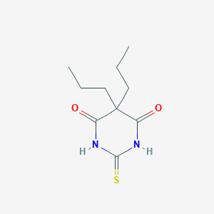 molecular formula C10H16N2O2S B506179 5,5-Dipropyl-2-sulfanylidene-1,3-diazinane-4,6-dione CAS No. 99167-62-1