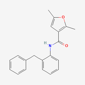 molecular formula C20H19NO2 B5061823 N-(2-benzylphenyl)-2,5-dimethyl-3-furamide 