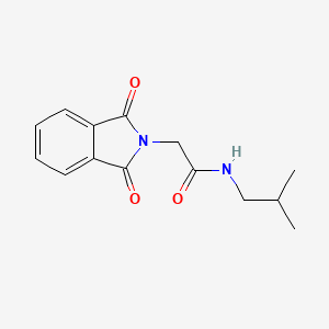 molecular formula C14H16N2O3 B5061937 2-(1,3-dioxo-1,3-dihydro-2H-isoindol-2-yl)-N-isobutylacetamide 