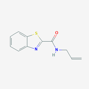 molecular formula C11H10N2OS B506198 N-allyl-1,3-benzothiazole-2-carboxamide 