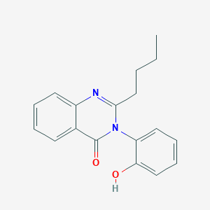 molecular formula C18H18N2O2 B506216 2-butyl-3-(2-hydroxyphenyl)-4(3H)-quinazolinone 