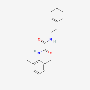 molecular formula C19H26N2O2 B5062175 N-[2-(1-cyclohexen-1-yl)ethyl]-N'-mesitylethanediamide 