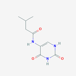 molecular formula C9H13N3O3 B5062199 N-(2,4-dioxo-1,2,3,4-tetrahydro-5-pyrimidinyl)-3-methylbutanamide 