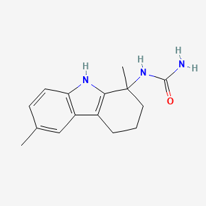 molecular formula C15H19N3O B5062301 N-(1,6-dimethyl-2,3,4,9-tetrahydro-1H-carbazol-1-yl)urea 