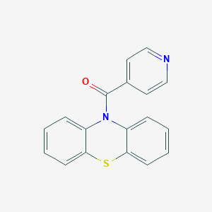 molecular formula C18H12N2OS B506250 Phenothiazin-10-yl-pyridin-4-yl-methanone 