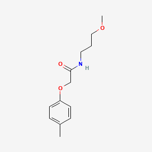 molecular formula C13H19NO3 B5062525 N-(3-methoxypropyl)-2-(4-methylphenoxy)acetamide 