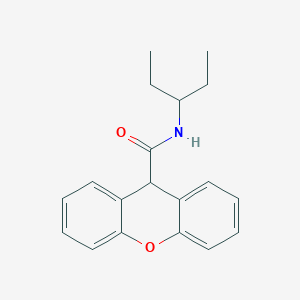 molecular formula C19H21NO2 B506260 N-pentan-3-yl-9H-xanthene-9-carboxamide CAS No. 349442-03-1