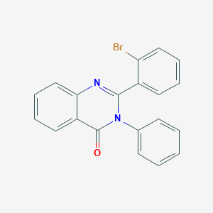 molecular formula C20H13BrN2O B506267 2-(2-Bromophenyl)-3-phenylquinazolin-4-one CAS No. 371224-87-2