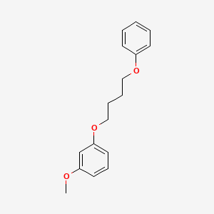 molecular formula C17H20O3 B5062675 1-methoxy-3-(4-phenoxybutoxy)benzene 