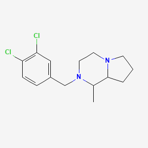 molecular formula C15H20Cl2N2 B5062684 2-(3,4-dichlorobenzyl)-1-methyloctahydropyrrolo[1,2-a]pyrazine 