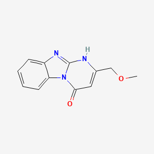 molecular formula C12H11N3O2 B5062832 2-(methoxymethyl)pyrimido[1,2-a]benzimidazol-4(1H)-one 