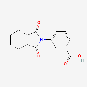 molecular formula C15H15NO4 B5062890 3-(1,3-dioxooctahydro-2H-isoindol-2-yl)benzoic acid 