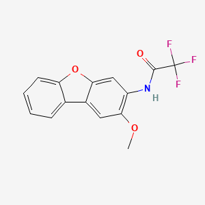molecular formula C15H10F3NO3 B5062985 2,2,2-trifluoro-N-(2-methoxydibenzo[b,d]furan-3-yl)acetamide 