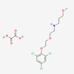 molecular formula C16H22Cl3NO7 B5063010 (3-methoxypropyl){2-[2-(2,4,6-trichlorophenoxy)ethoxy]ethyl}amine oxalate 