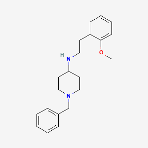 molecular formula C21H28N2O B5063087 1-benzyl-N-[2-(2-methoxyphenyl)ethyl]-4-piperidinamine 