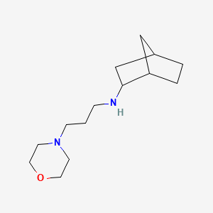 molecular formula C14H26N2O B5063115 N-[3-(4-morpholinyl)propyl]bicyclo[2.2.1]heptan-2-amine 