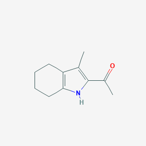 molecular formula C11H15NO B506319 1-(3-methyl-4,5,6,7-tetrahydro-1H-indol-2-yl)ethanone CAS No. 37945-38-3