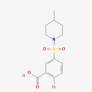 molecular formula C13H16BrNO4S B506322 Cambridge id 5347621 