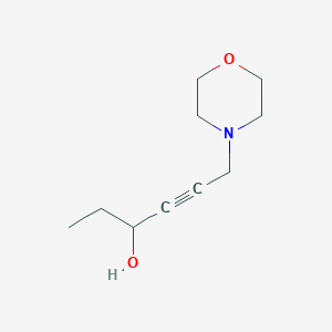 6-(4-Morpholinyl)-4-hexyn-3-ol