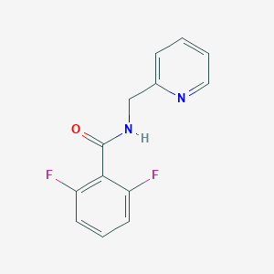 molecular formula C13H10F2N2O B506337 2,6-difluoro-N-(pyridin-2-ylmethyl)benzamide 