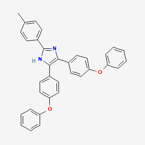 2-(4-methylphenyl)-4,5-bis(4-phenoxyphenyl)-1H-imidazole