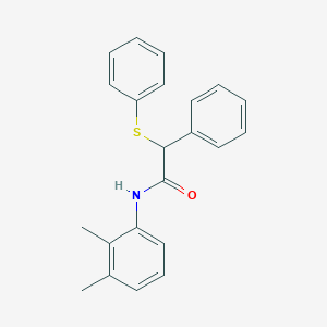 molecular formula C22H21NOS B5063421 N-(2,3-dimethylphenyl)-2-phenyl-2-(phenylthio)acetamide 