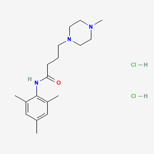 molecular formula C18H31Cl2N3O B5063432 N-mesityl-4-(4-methyl-1-piperazinyl)butanamide dihydrochloride 