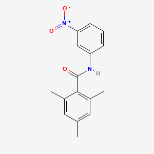molecular formula C16H16N2O3 B5063586 2,4,6-trimethyl-N-(3-nitrophenyl)benzamide 