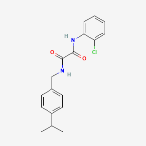 N-(2-chlorophenyl)-N'-(4-isopropylbenzyl)ethanediamide