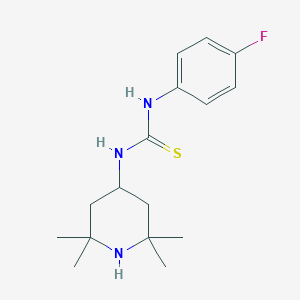 1-(4-Fluorophenyl)-3-(2,2,6,6-tetramethylpiperidin-4-yl)thiourea