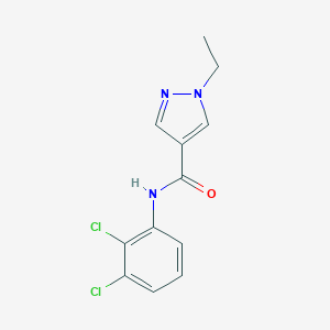 molecular formula C12H11Cl2N3O B506372 N-(2,3-dichlorophenyl)-1-ethyl-1H-pyrazole-4-carboxamide 