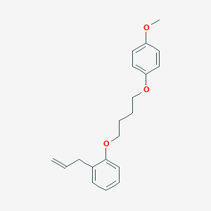 molecular formula C20H24O3 B5063737 1-allyl-2-[4-(4-methoxyphenoxy)butoxy]benzene 
