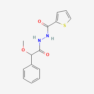N'-(2-methoxy-2-phenylacetyl)-2-thiophenecarbohydrazide