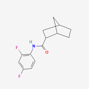 molecular formula C14H15F2NO B5064025 N-(2,4-difluorophenyl)bicyclo[2.2.1]heptane-2-carboxamide 