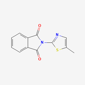 molecular formula C12H8N2O2S B5064054 2-(5-methyl-1,3-thiazol-2-yl)-1H-isoindole-1,3(2H)-dione 