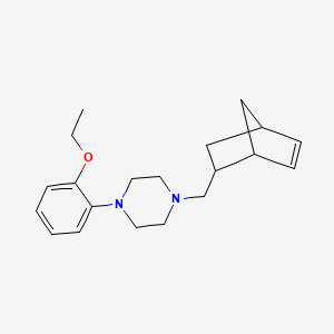 molecular formula C20H28N2O B5064073 1-(bicyclo[2.2.1]hept-5-en-2-ylmethyl)-4-(2-ethoxyphenyl)piperazine 